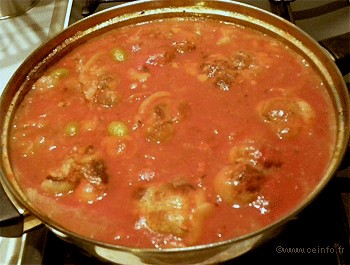 Recette Paupiettes de veaux en sauce tomate et oignons [recette facile] 