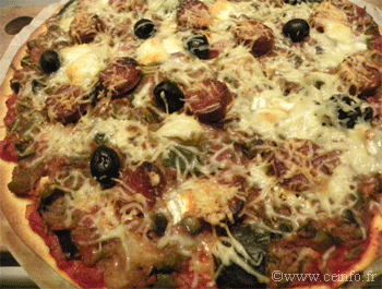 Recette Pizza à la ratatouille - Recette [Très facile] 