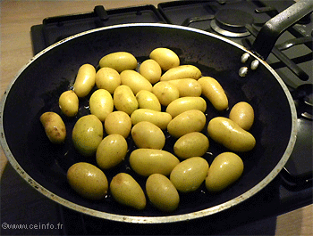 Recette Pommes de terre grenaille sautées (à la poêle) 