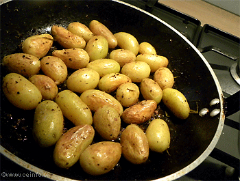 Recette Pommes de terre grenaille sautées (à la poêle) 