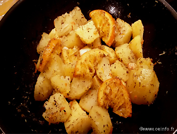 Recette Pommes de terre rôties à l'orange 