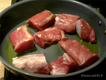 Recette Filets mignons de porc à la patate douce 