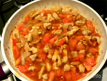 Recette Rizotto au poulet et à la tomate [Recette facile] 