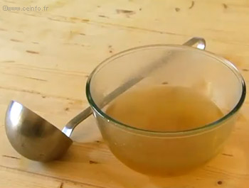 Recette Bouillon de légumes 