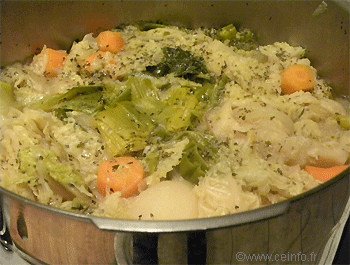Recette Soupe au chou et aux légumes - Recette [très facile] 
