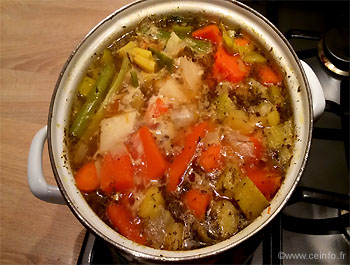Recette Soupe de légumes 