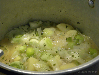 Recette Velouté de poireaux 