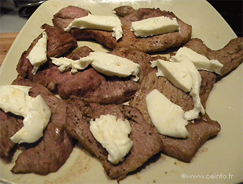 Recette Escalope de veau à l'italienne et son riz jaune 