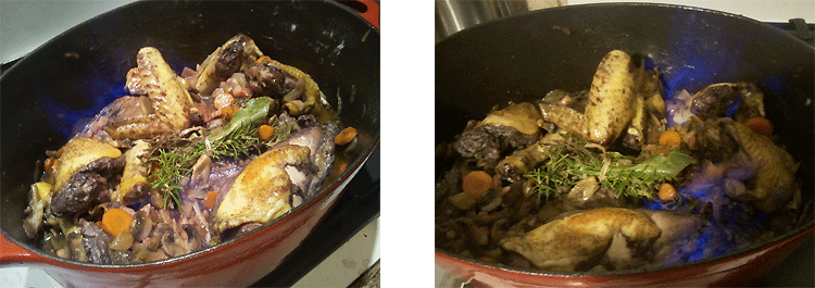 Recette Coq au vin [Recette détaillée en image] 