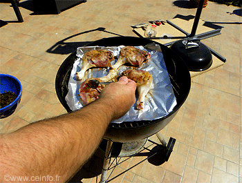 Recette Cuisse de canard en marinade au barbecue Weber 
