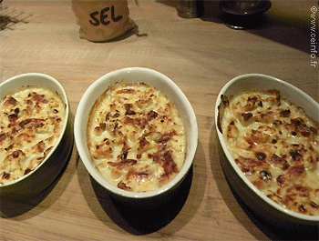 Recette Cassolettes de filet de poulet au Roquefort 