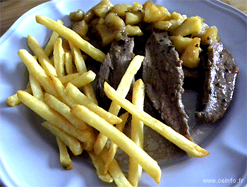 Recette Magret de canard aux pommes [recette facile] 