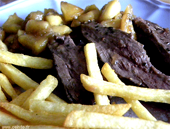 Recette Magret de canard aux pommes [recette facile] 