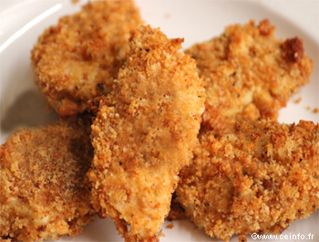 Recette Nuggets de poulet tendres et croustillants 