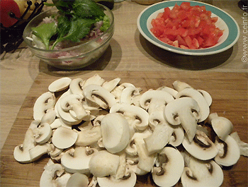 Recette Osso bucco de dinde aux champignons et tomates [recette facile] 
