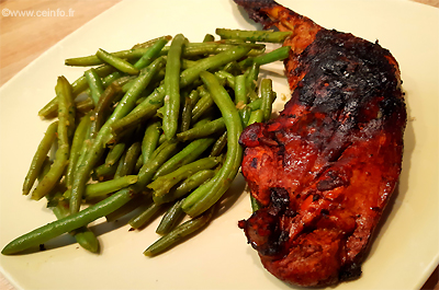 Recette Poulet au barbecue et marinade 