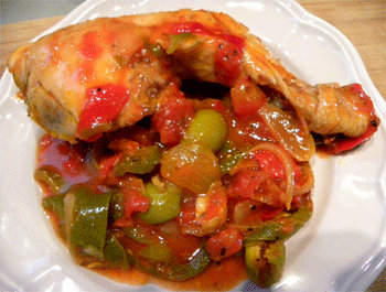 Recette Poulet Basquaise - [Recette facile et light] 