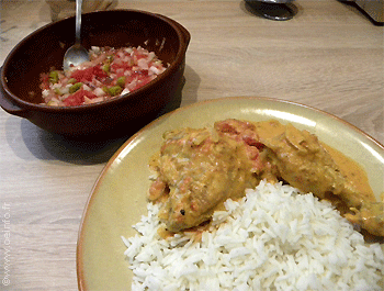 Recette Poulet coco - Recette Créole 