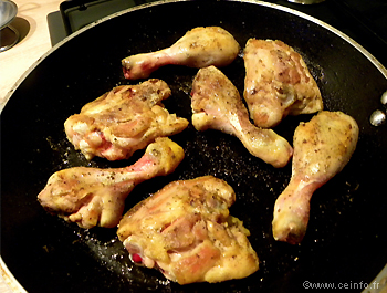 Recette Morceaux de poulet à ma façon 